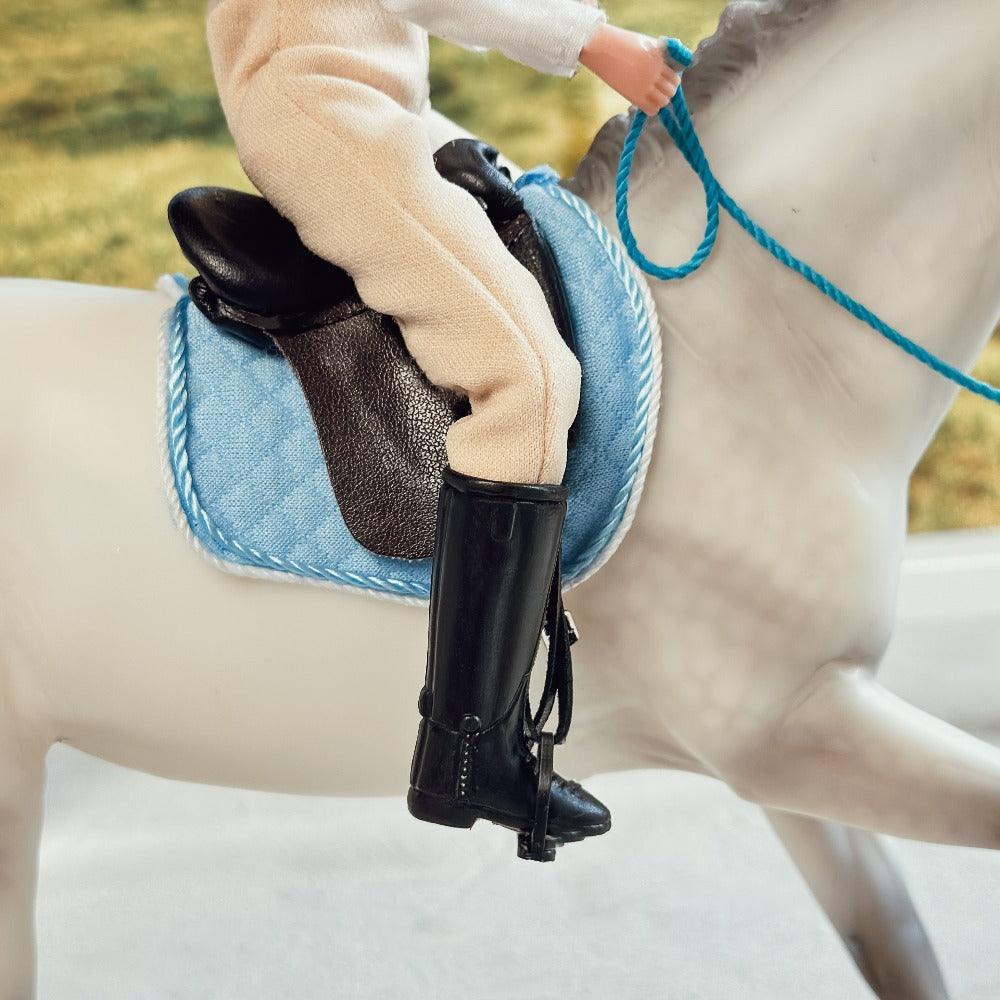 3D printed stirrups for Breyer Classics and CollectA Deluxe model horses (scale 1:12)