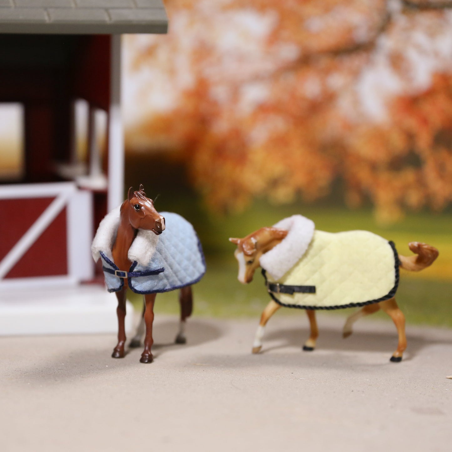 Stable blanket kit for Breyer Stablemates