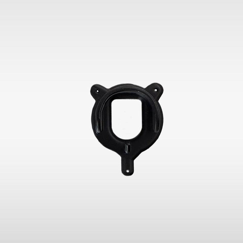 3d printed bridle hook for Breyer model horses (Scale 1:9) painted in black