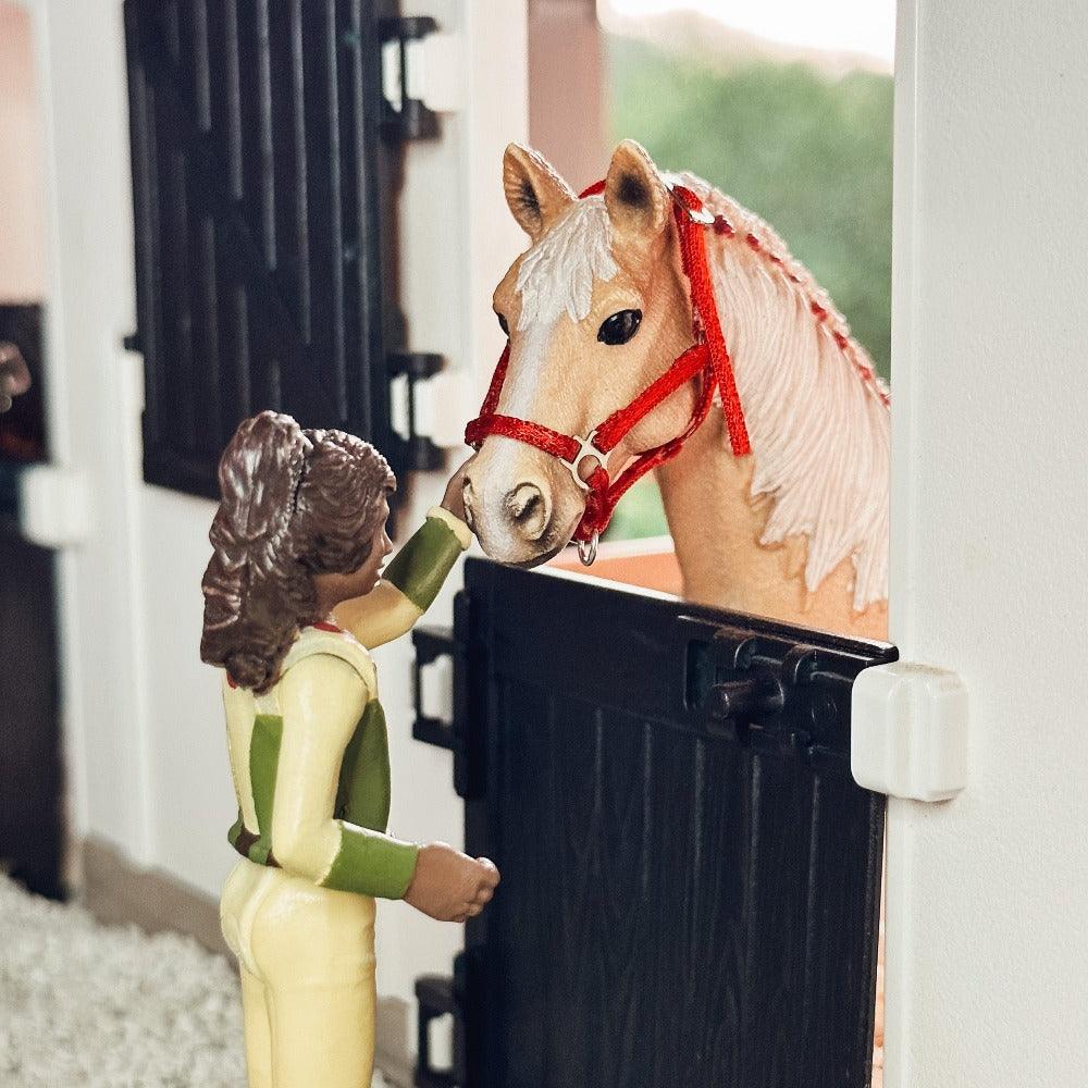 DIY Ribbon Halter KIT for model horse scale 1:18 red