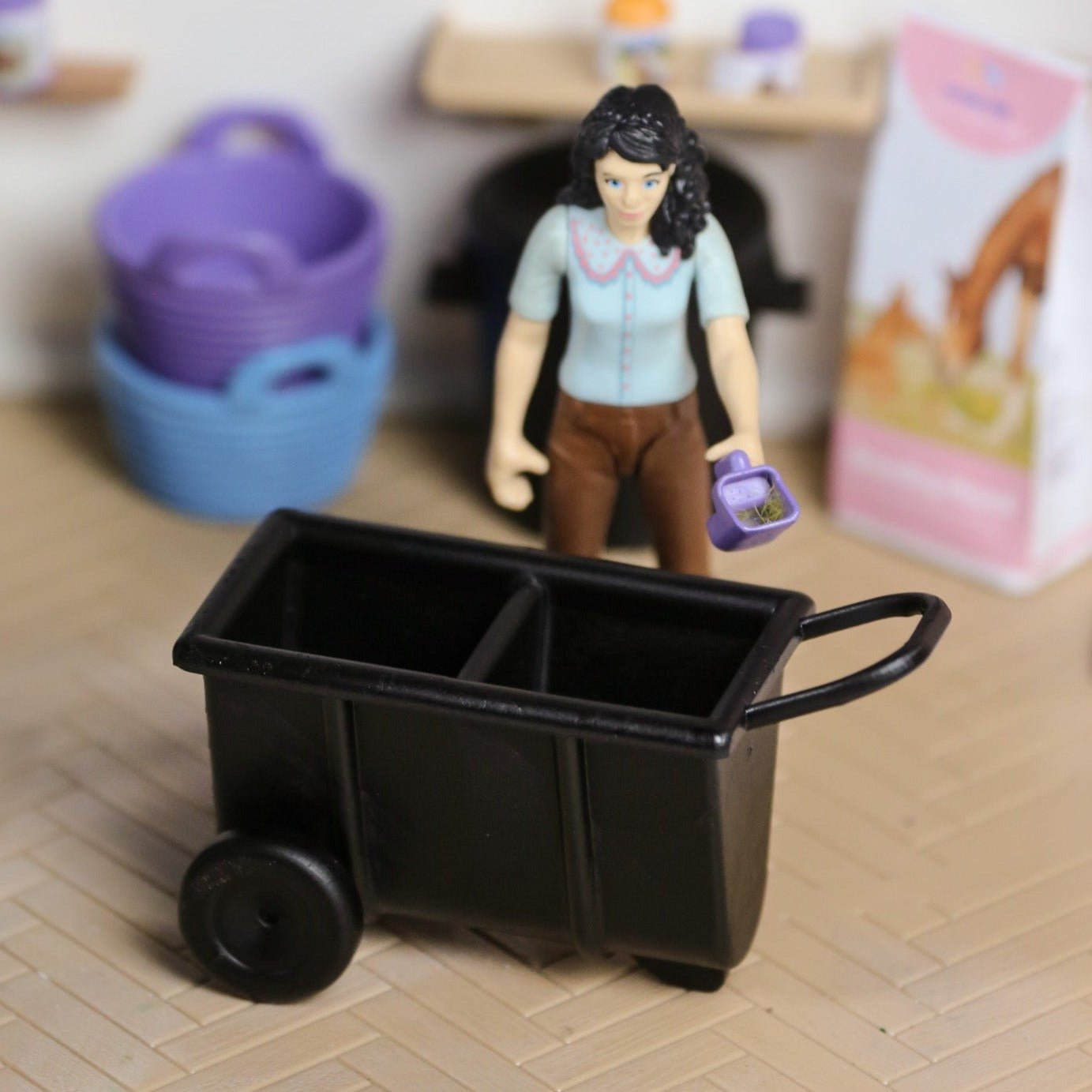 Feed Cart for Schleich Model Horses