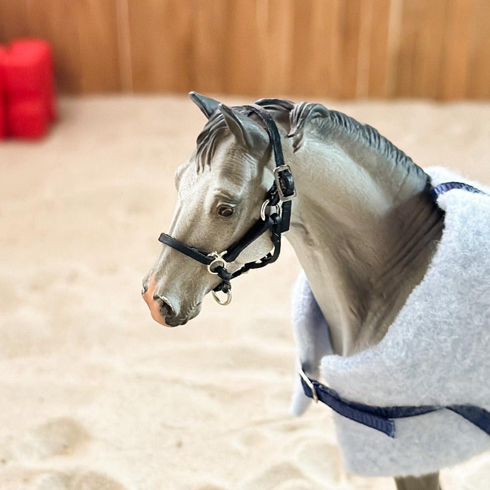 DIY leather Halter Kit for model horse scale 1:20 schleich