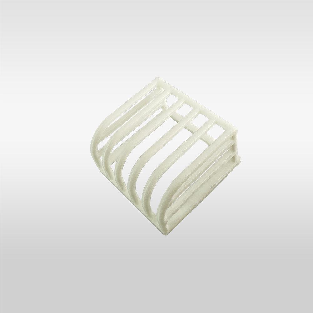 3D printed small hay rack sivler for Breyer Classics and CollectA Deluxe model horses (scale 1:12)