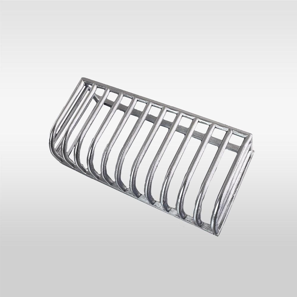 3D printed Large hay rack for Schleich model horses (Scale 1:20) silver color