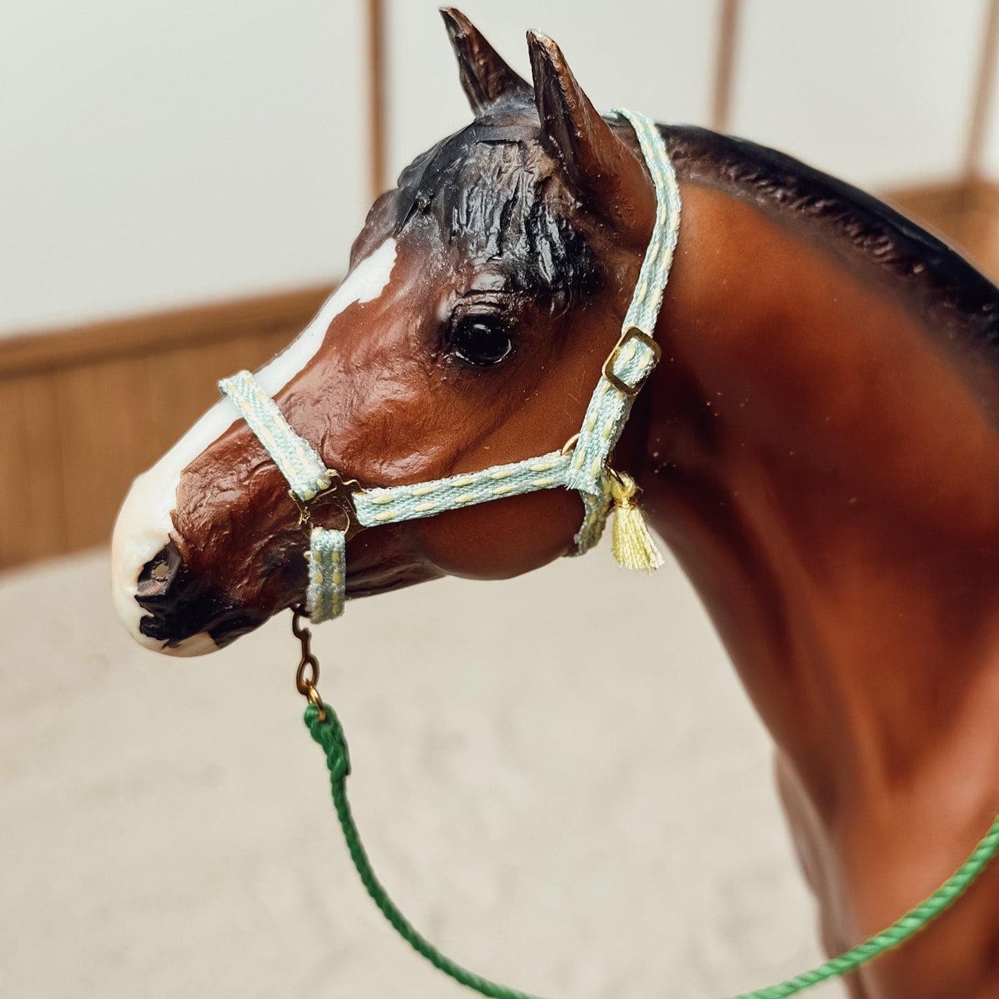 Bicolor Green Halter for Breyer Classics