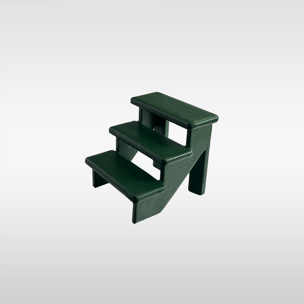 3D printed Mounting Block black for Schleich model horses (Scale 1:20) in green