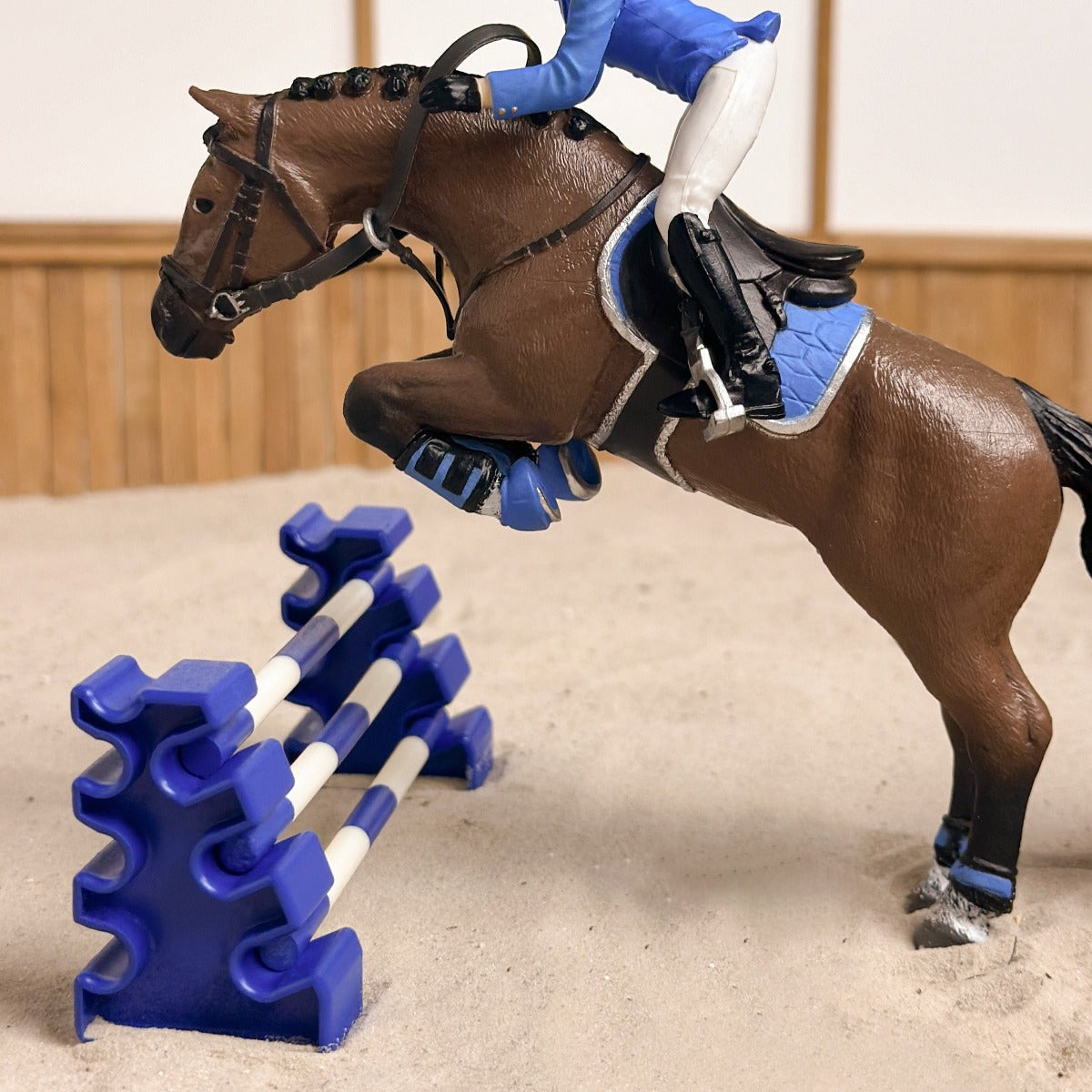 Blue Spa cavalettis blocks for Schleich