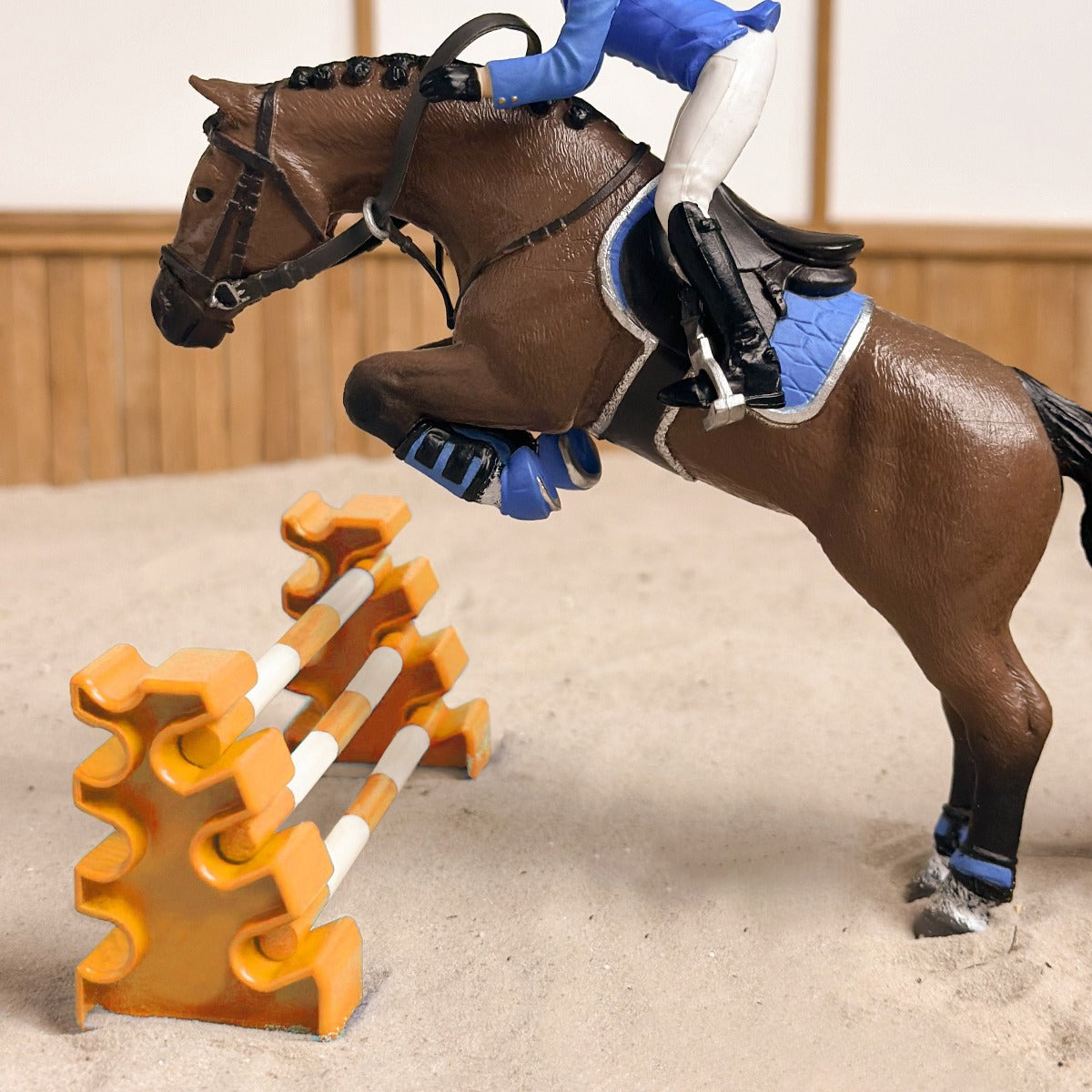 Orange Spa cavalettis blocks for Schleich