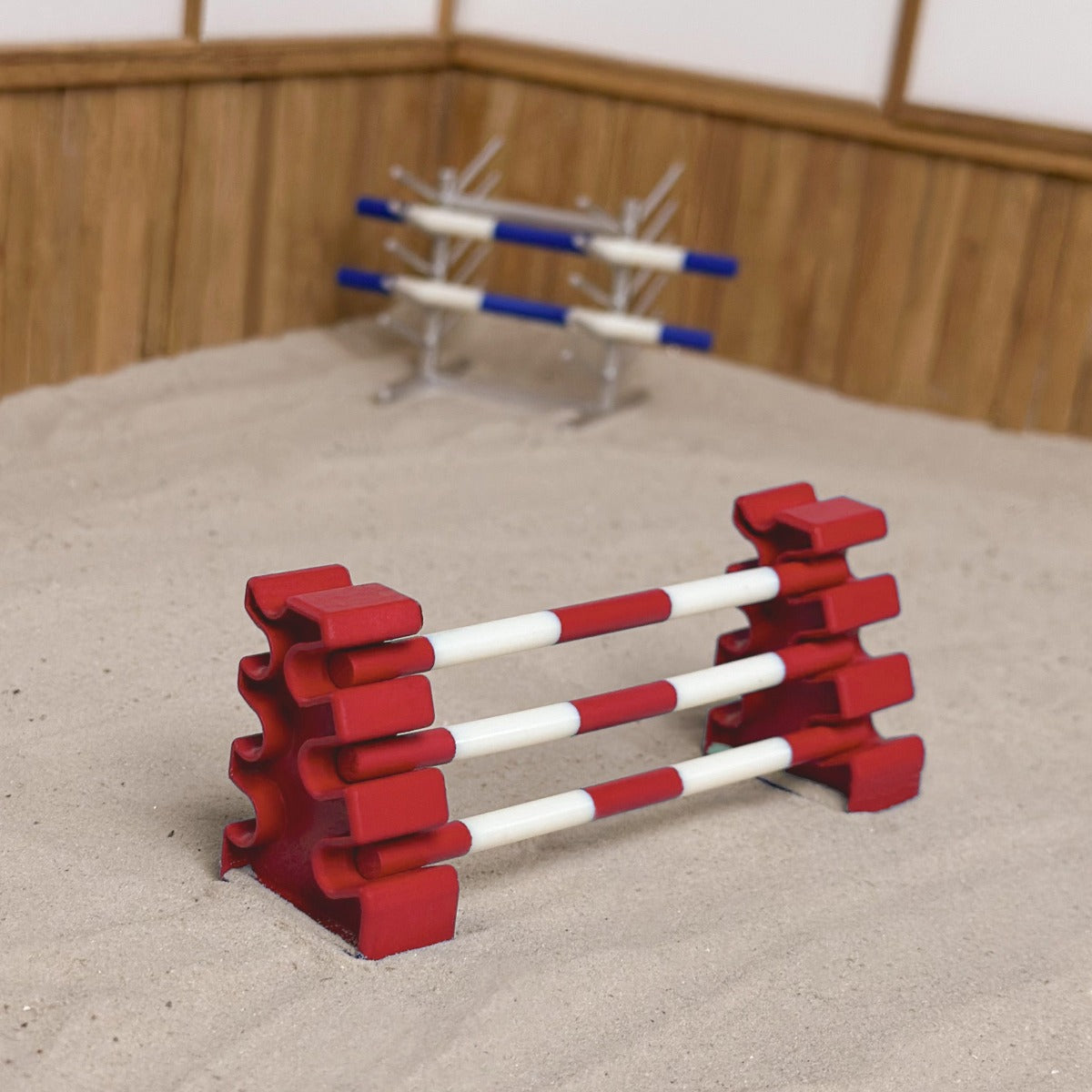 Red Spa cavalettis blocks for Schleich