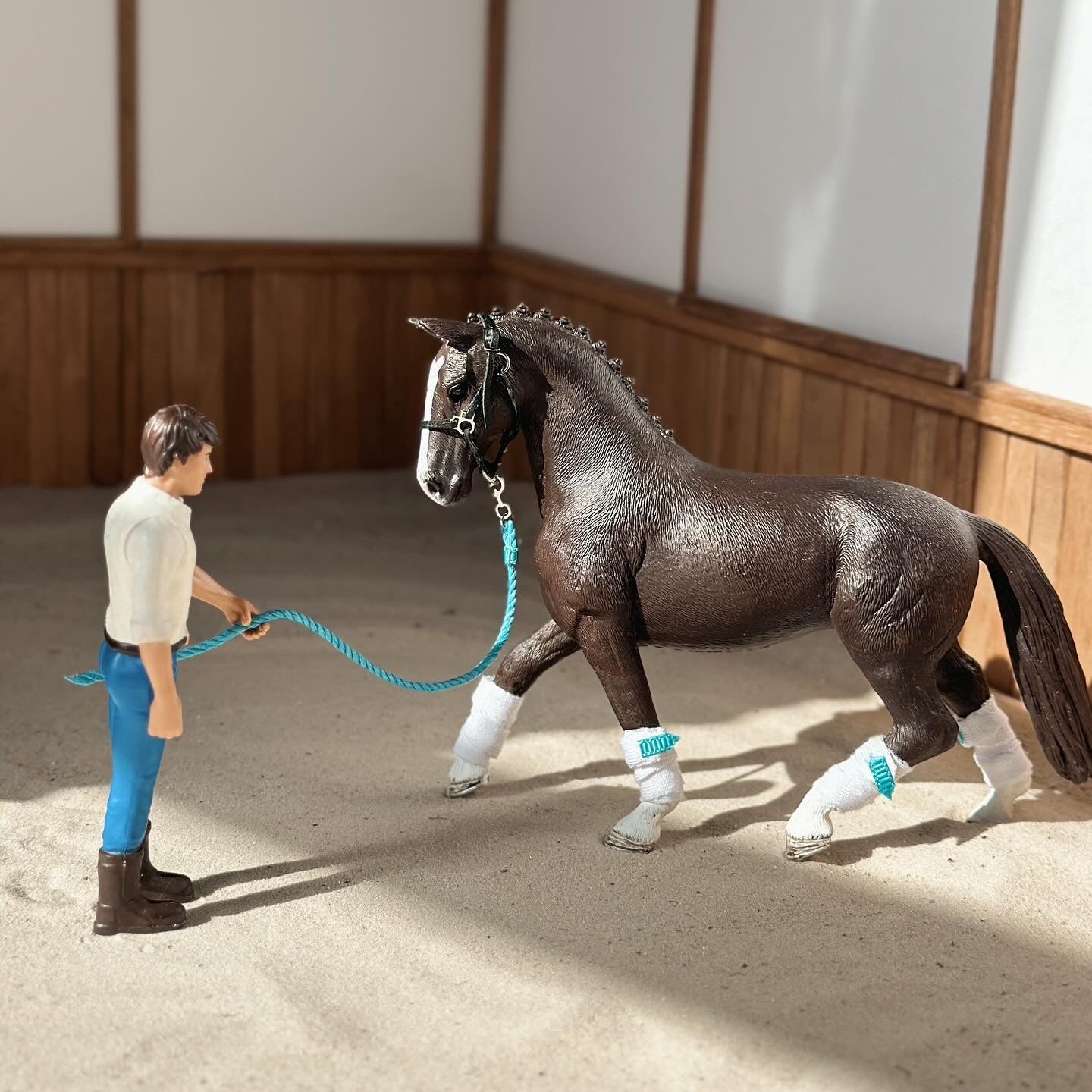 DIY polo Wraps Kit for Schleich horses