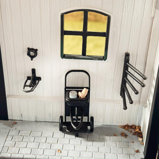 3d printed Sadle rack for Schleich model horses - Scale 1:20