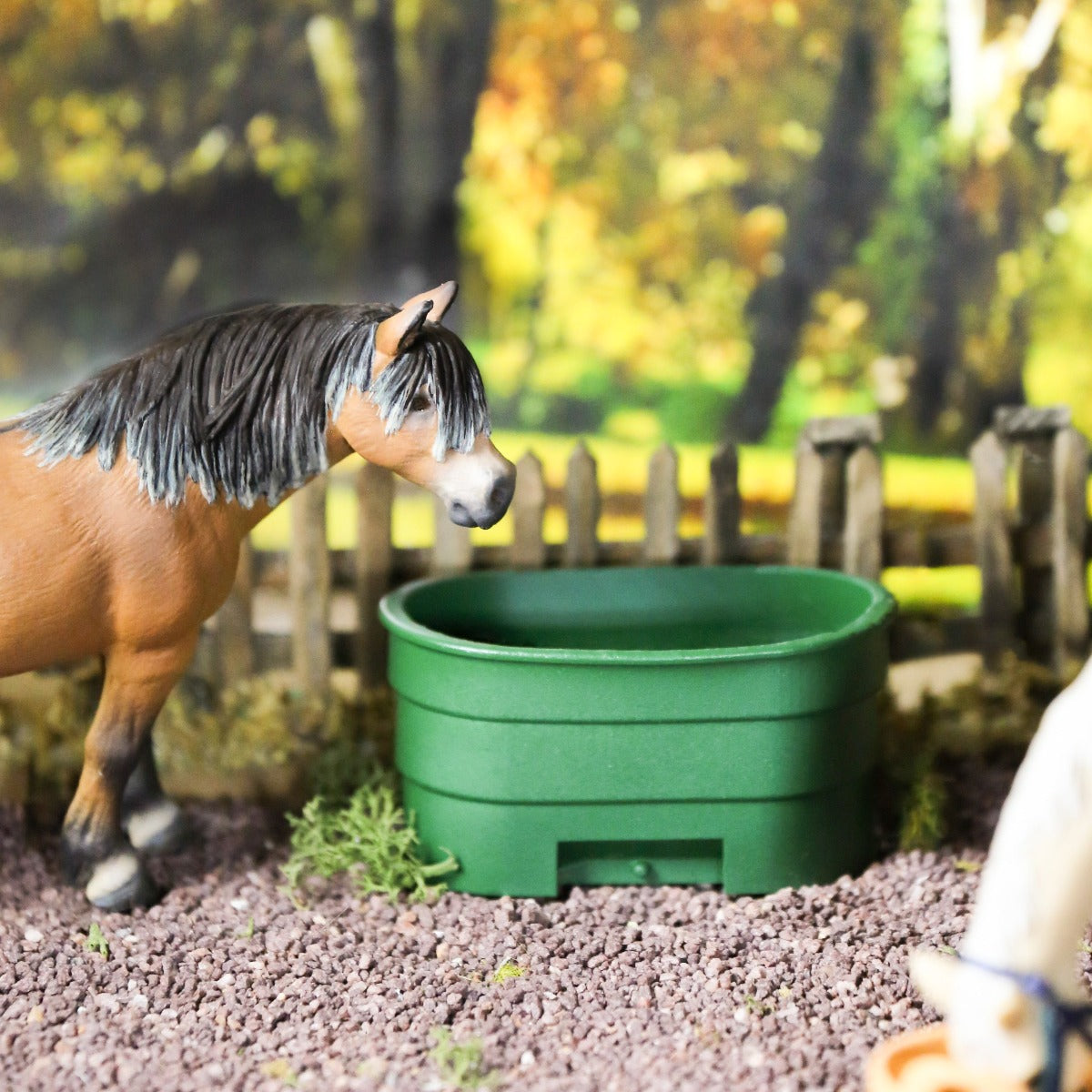 3D printed Water Troughs for Schleich and Collecta model horses