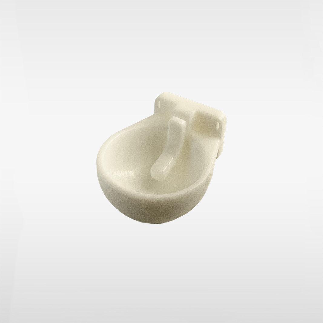 3D printed automatic drinker for Breyer model horses (Scale 1:9) silver color