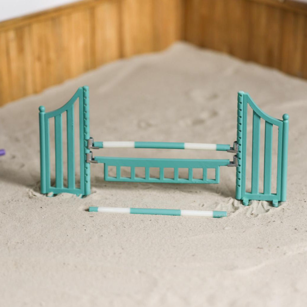 Set de saut d'obstacles pour chevaux Schleich