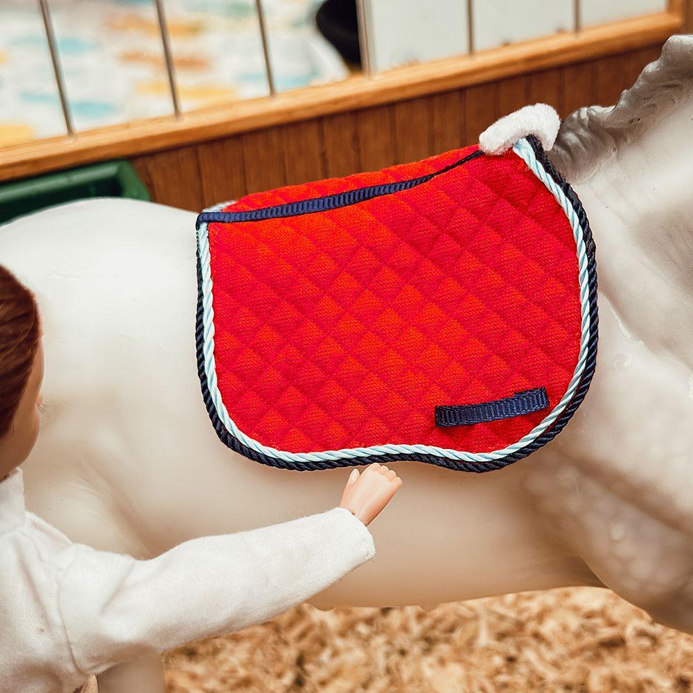 DIY saddle pad Kit for tack making for Breyer Horse scale 1:9 (traditional)