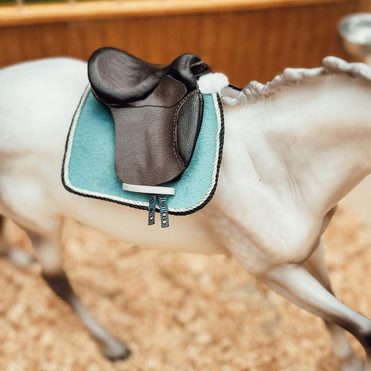 DIY Velvet saddle pad Kit for tack Breyer model Horses