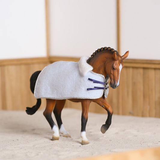 Fleece dress for Schleich model horses