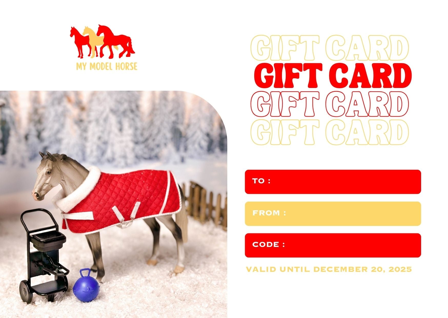 My Model Horse Gift Card