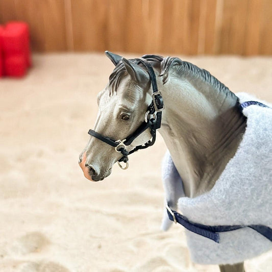 DIY leather Halter Kit for model horse scale 1:20 schleich