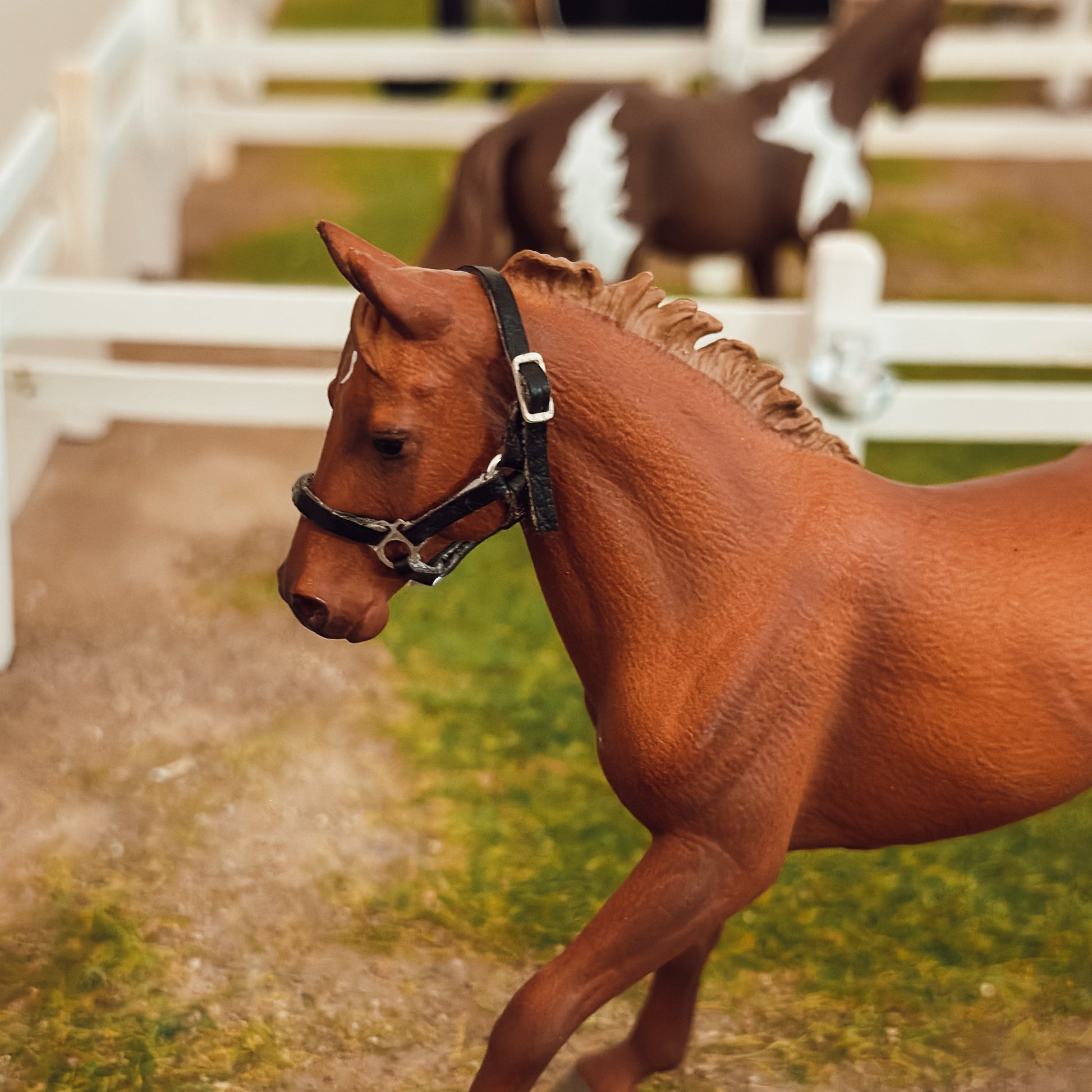 DIY leather Halter Kit for model horse scale 1:20 schleichDIY leather Halter Kit for model horse scale 1:20 schleich