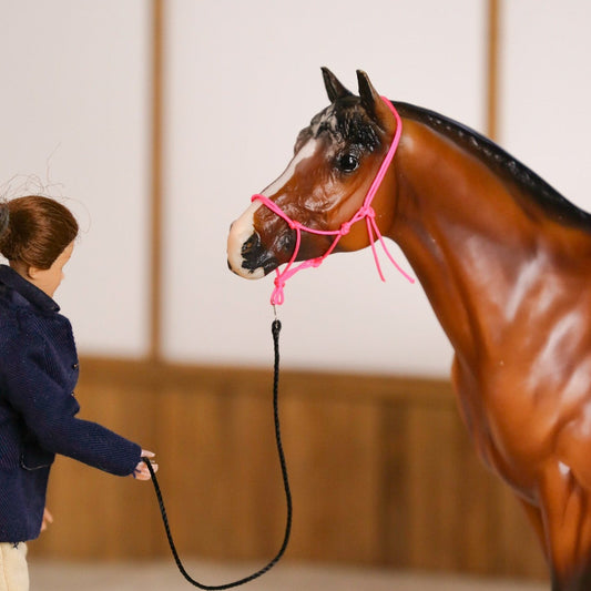 Horsemanship Halter for model Horse Breyer scale 1:9 