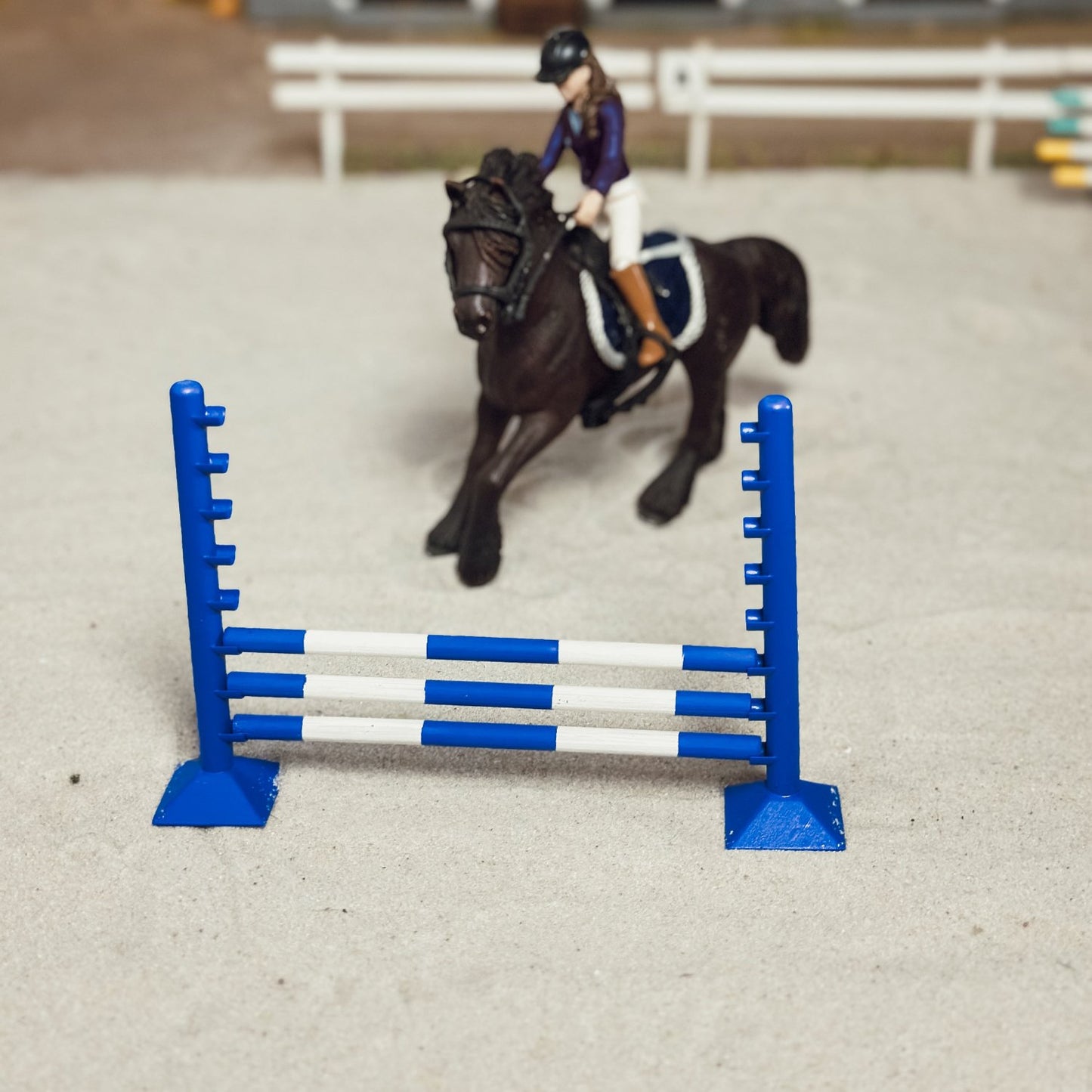 black Training Jumps for Schleich Model Horses