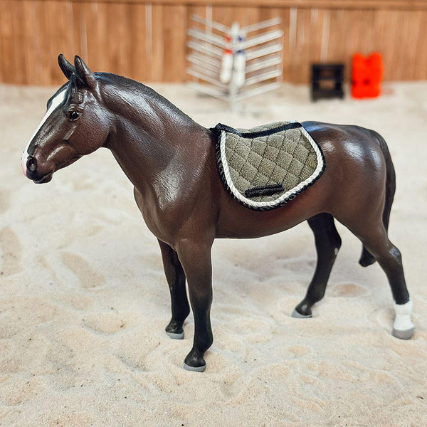 Saddle pad tack kit for Schleich model horses Scale 1:20 – My Model Horse