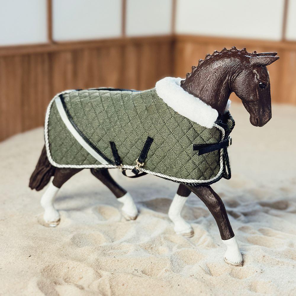 Stable Blanket DIY Kit for model Horse scale 1:18 (Schleich, Collecta)