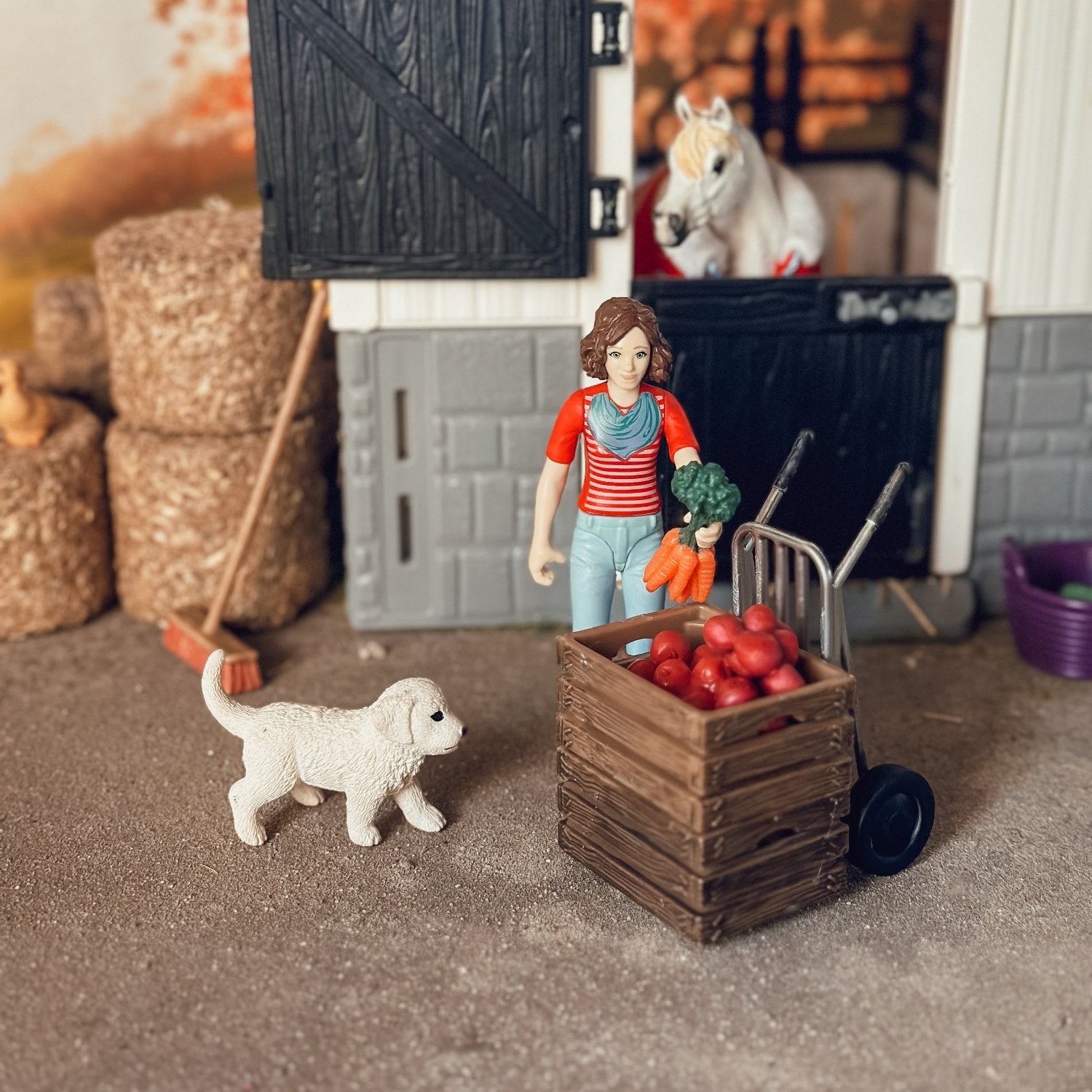 Hay Cart for Schleich Model Horses