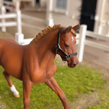 DIY leather Halter Kit for model horse scale 1:20 schleich