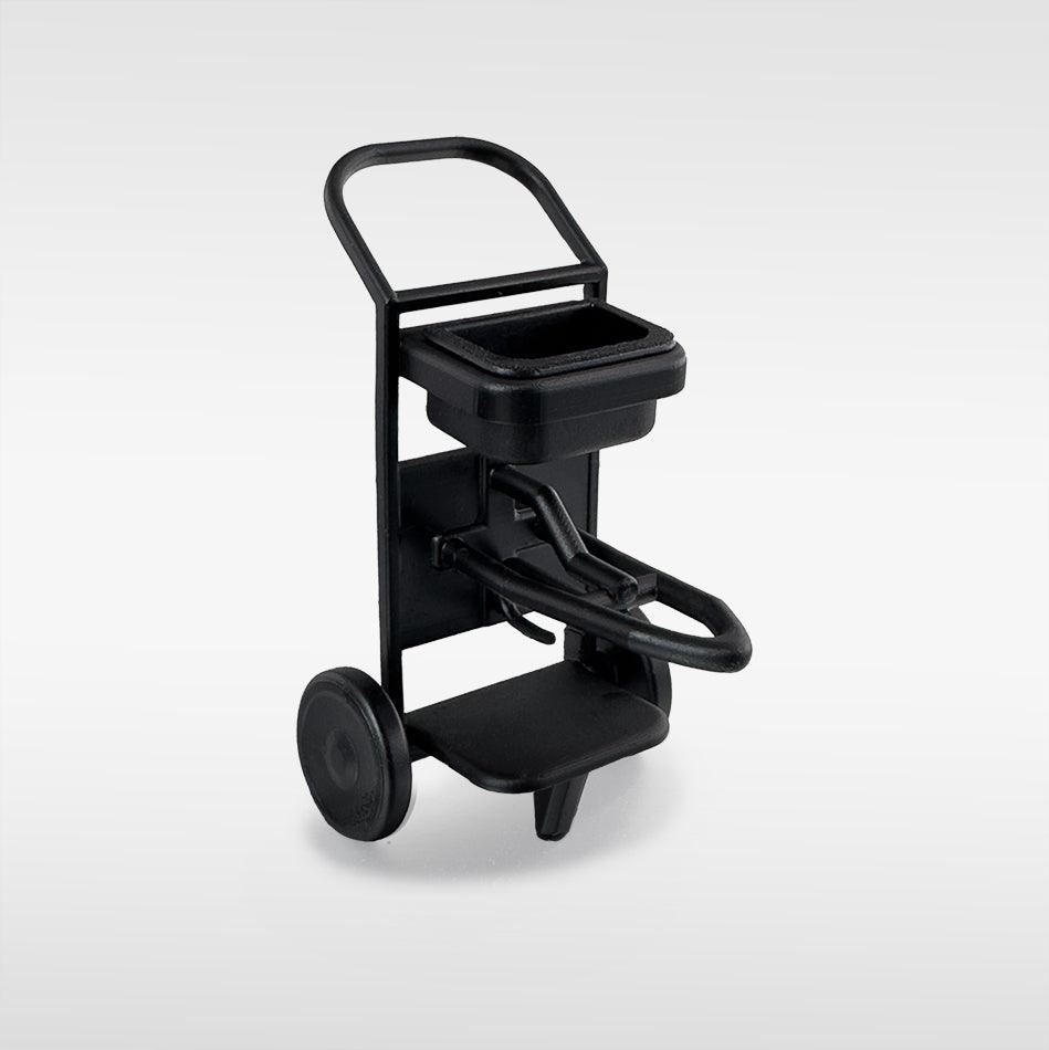 Schleich model horses - black saddle cart Scale  1:20